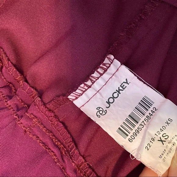 Jockey elastic waist Scrub Pants with pockets XS - Picture 2 of 4